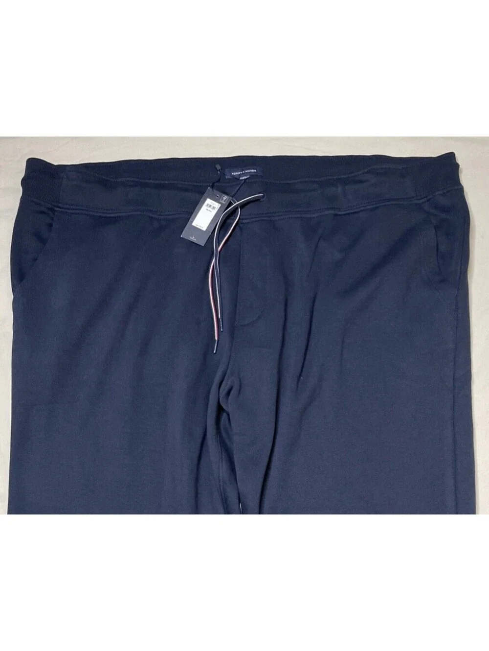 $79 Tommy Hilfiger Men's 4XL Big & Tall Fleece Jogger Sweatpants Navy NWT *READ*